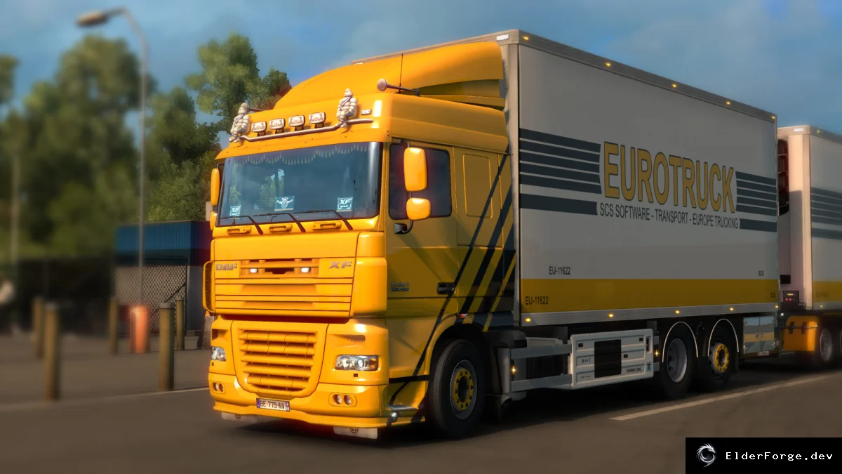 Обложка мода: DAF XF 4x2/6x2 – мод для Euro Truck Simulator 2 v4.1
