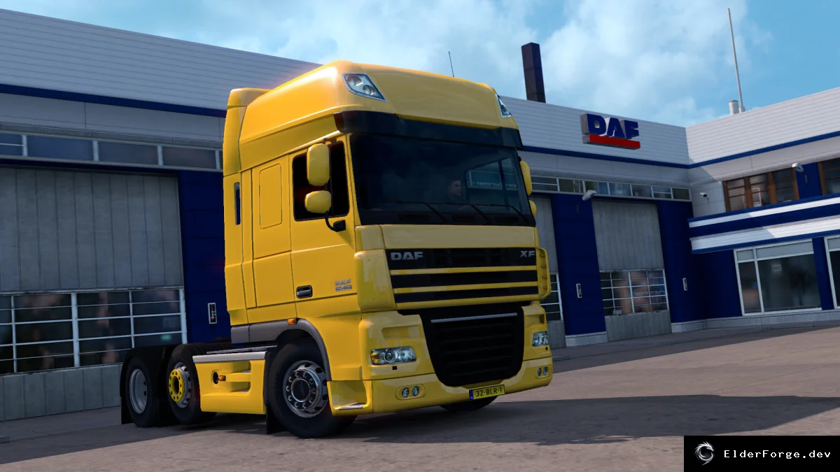 Обложка мода: DAF XF 50k – полная переоснастка для Euro Truck Simulator 2 (v3.5)