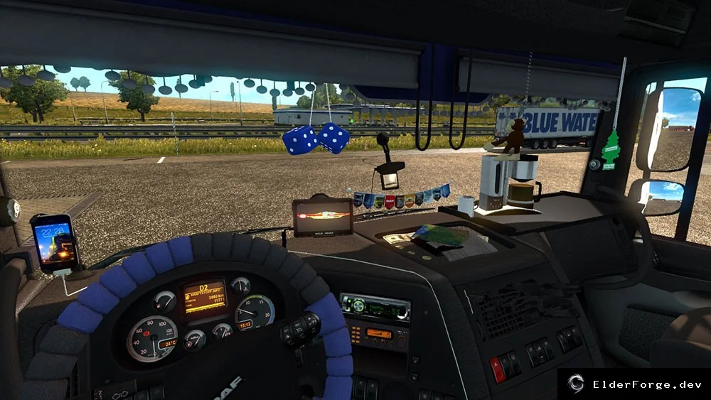Обложка мода: DAF XF 510 для ETS2: полный набор кузова, интерьера и колес – версия 1.19