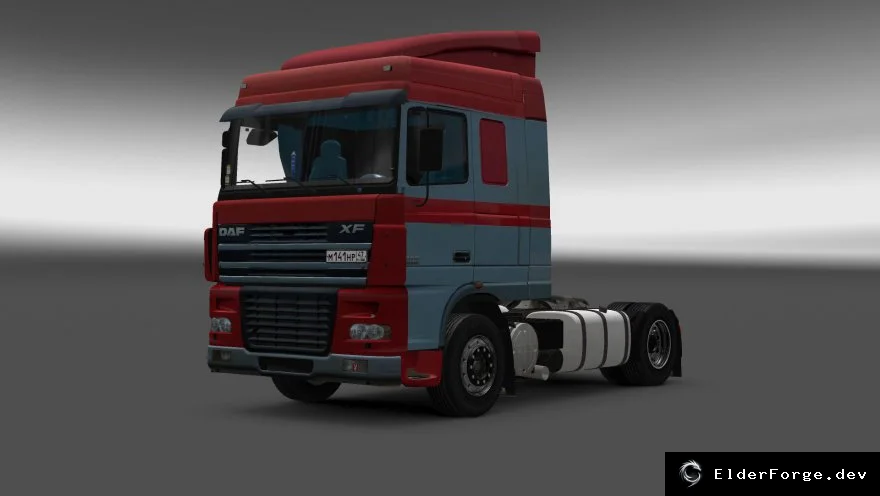 Обложка мода: DAF XF 95 – оригинальный грузовик для Euro Truck Simulator 2