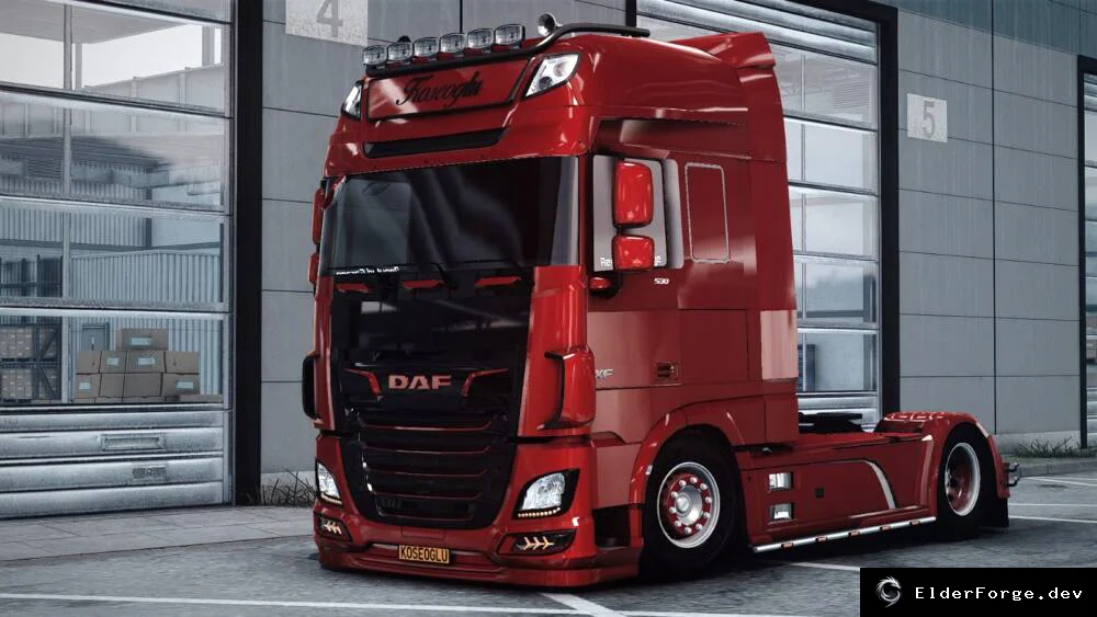Обложка мода: DAF XF Euro 6 custom для Euro Truck Simulator 2 – версия 1.45