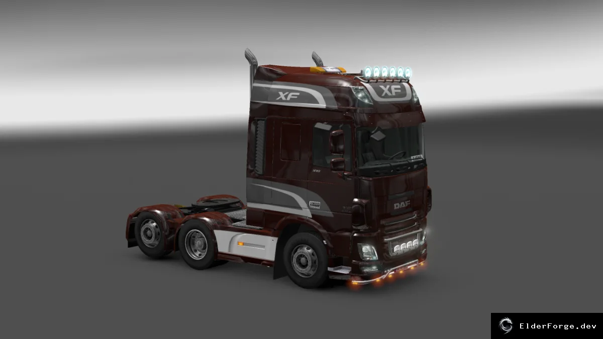 Обложка мода: DAF XF Euro 6 для Euro Truck Simulator 2 – полная комплектация, версия 1.24