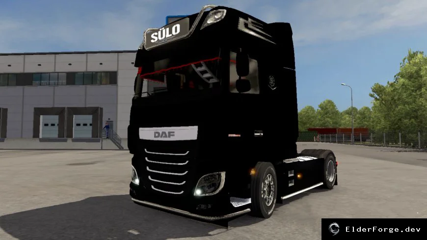 Обложка мода: DAF XF Euro 6 Sulo – новый грузовик для Euro Truck Simulator 2 (ETS2)