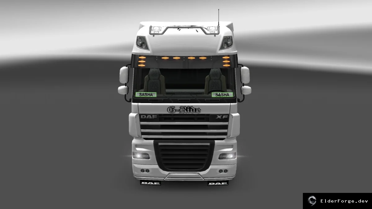 Обложка мода: DAF XF Fantazy – новый скин для Euro Truck Simulator 2