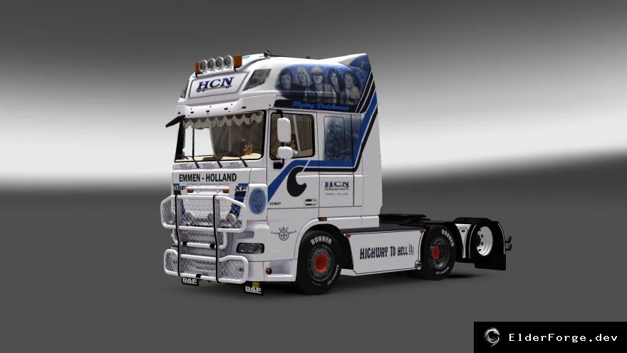Обложка мода: DAF XF HCN – реальная замена стандартного DAF XF в ETS2