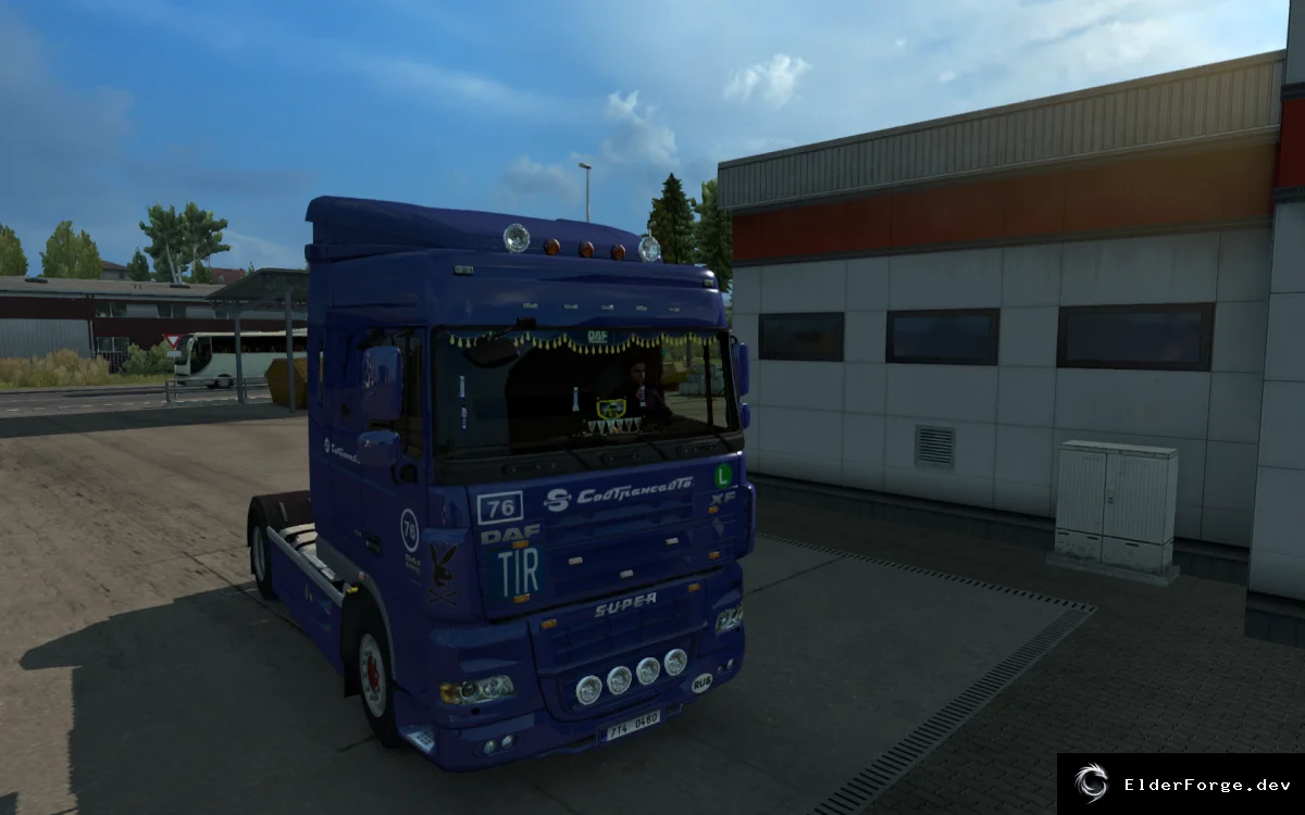 Обложка мода: DAF XF105 v4.6 – полностью переработанный грузовик для Euro Truck Simulator 2