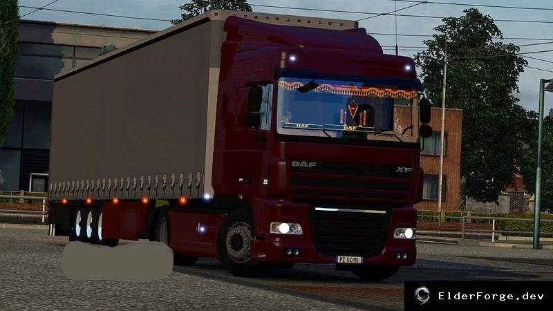 Обложка мода: Daf XF105.460 – автономный салон для Euro Truck Simulator 2
