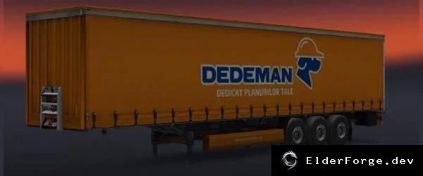 Обложка мода: Dedeman Trailer – новый скин прицепа для Euro Truck Simulator 2
