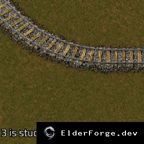 Обложка мода: Детектор застрявших поездов для Factorio – мгновенные оповещения о блокировке