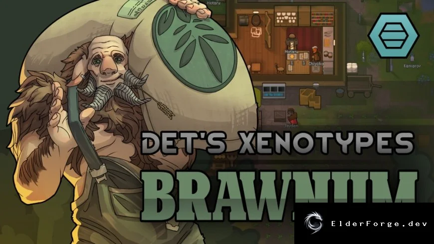 Det's Xenotypes – Brawnum: новый трудолюбивый ксенотип для RimWorld