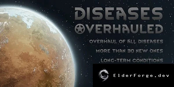 Diseases Overhauled – Полный пересмотр болезней и новых лекарств для RimWorld