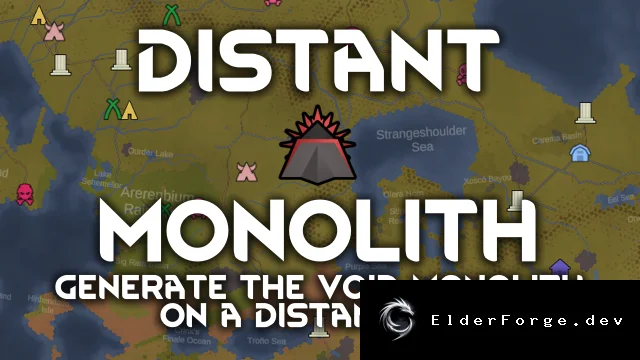 Distant Monolith – удалённый монолит бездны для RimWorld