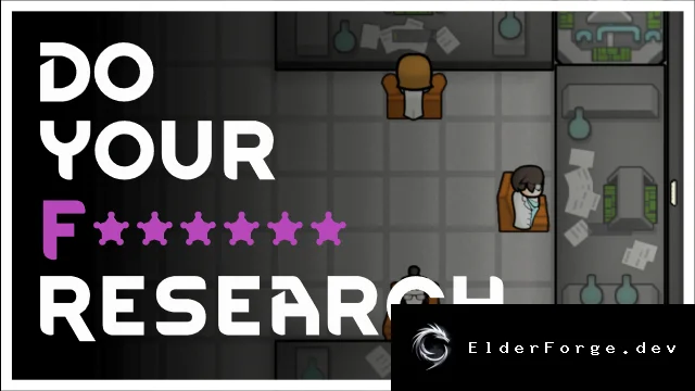 Do Your F****** Research – Управление приоритетами исследований в RimWorld