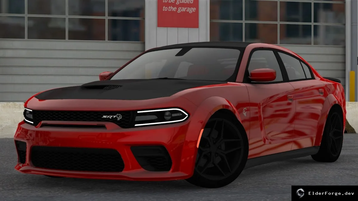 Обложка мода: Dodge Charger SRT Hellcat Redeye Widebody 2021 для Euro Truck Simulator 2