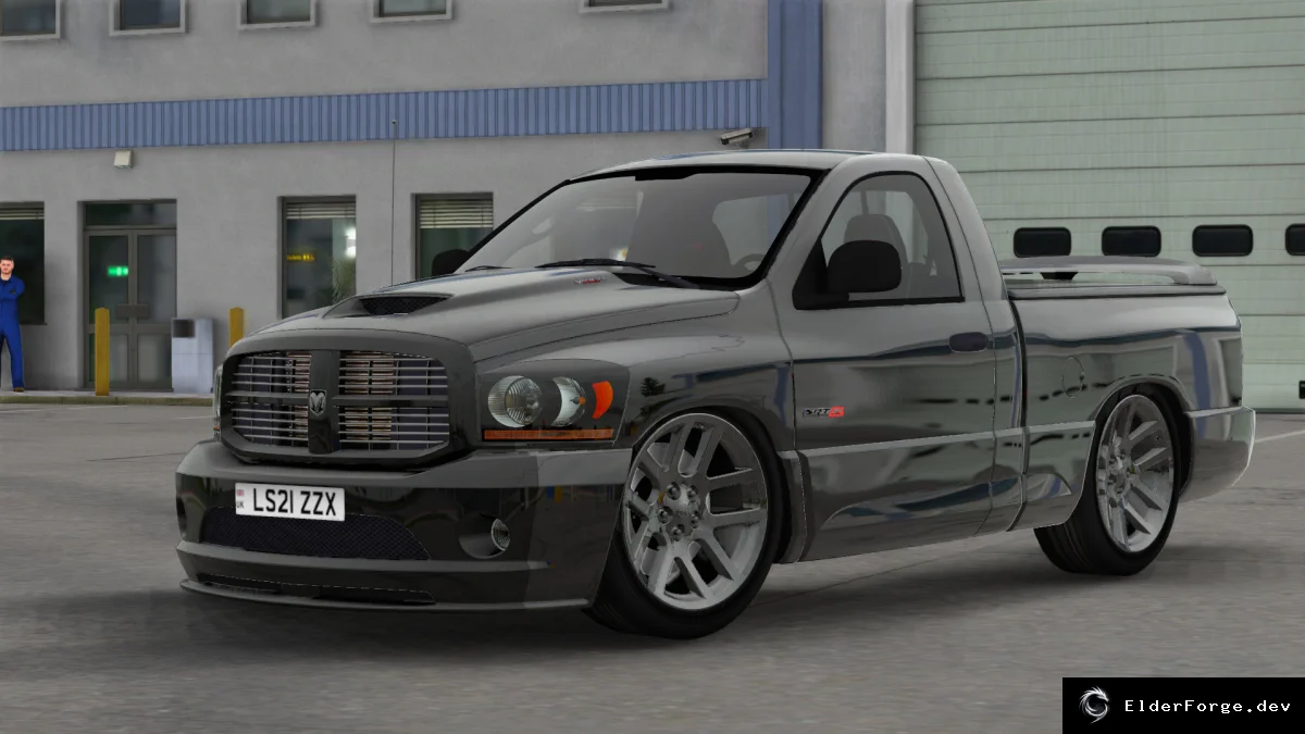 Обложка мода: Dodge Ram SRT‑10 2006 для Euro Truck Simulator 2 – полный набор