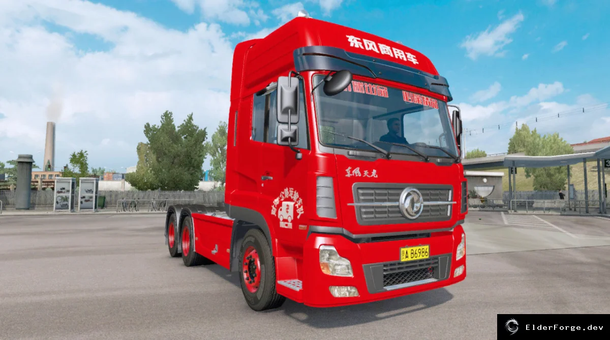 Обложка мода: Dongfeng Kingland – новый грузовик в Euro Truck Simulator 2