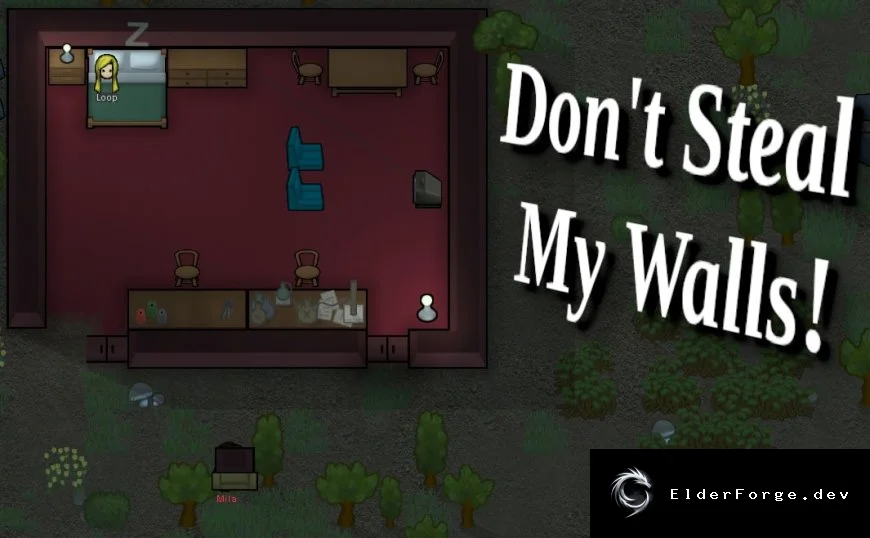 Don't Steal My Walls – контроль захвата построек рейдерами в RimWorld