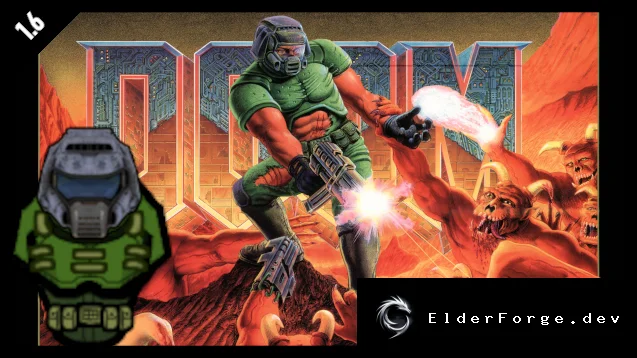 DOOM Marine 1993 Armor – ретро броня и шлем для RimWorld