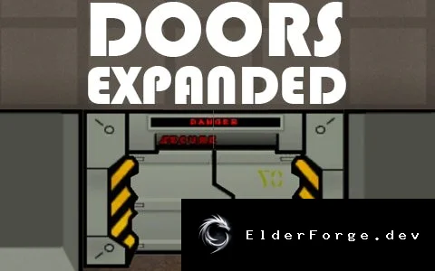Doors Expanded – новые типы и размеры дверей для RimWorld
