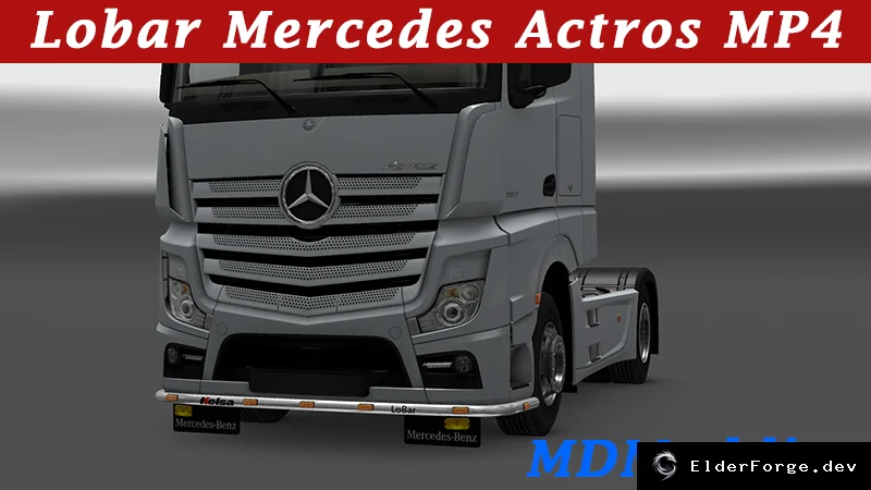 Обложка мода: Дополнительный Lobar Kelsa для Mercedes Actros MP4 – мод для Euro Truck Simulator 2