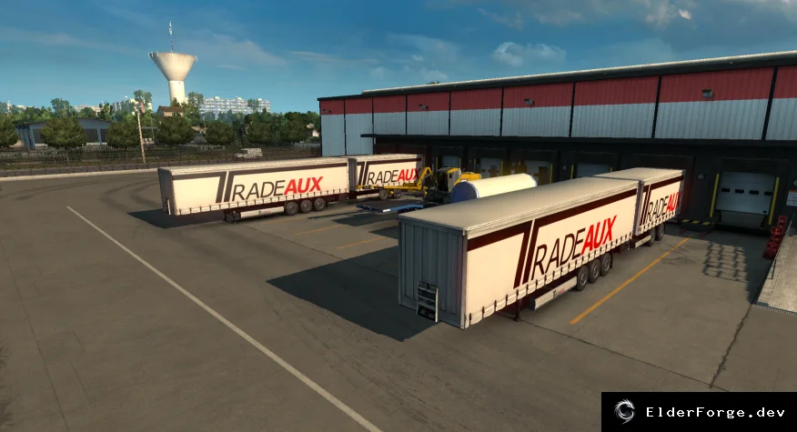 Обложка мода: Double Trailers – двойные прицепы для всей Европы в ETS2 (версия 1.28)