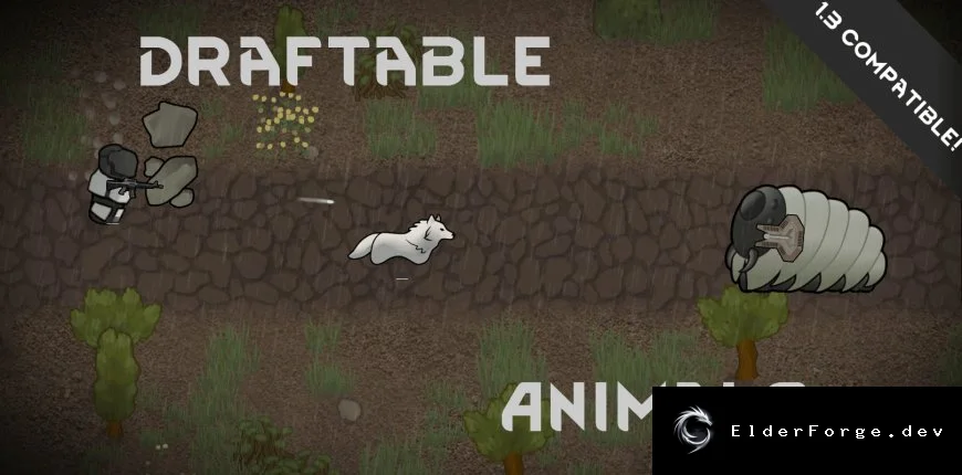 Draftable Animals – контроль над прирученными зверями в RimWorld