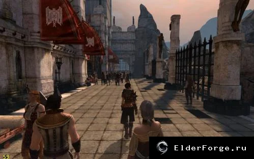 Обложка мода: Dragon Age 2: Бег без оружия — мод «Нет оружия за спиной»