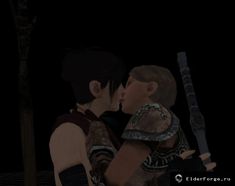 Обложка мода: Dragon Age: Origins – мод Kisses 1.6: новые анимации поцелуев