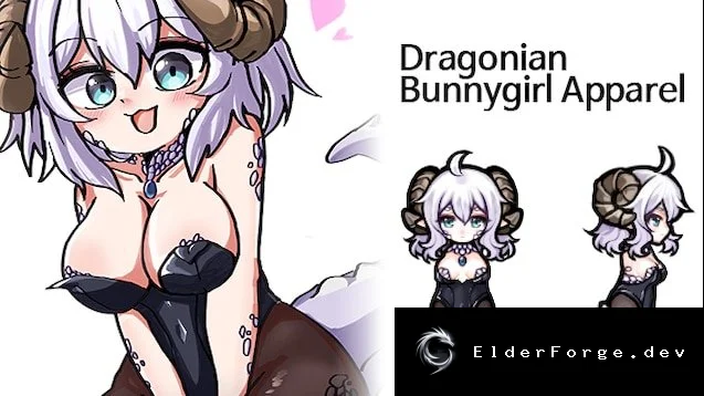 Dragonian Bunnygirl Outfit – уникальный наряд для расы драконов в RimWorld