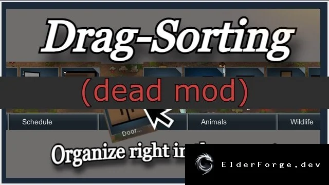 Drag‑Sorting – гибкая сортировка интерфейса в RimWorld