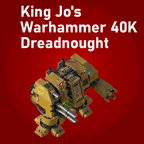 Обложка мода: Dreadnought «Железный Кулак» – мощный боевой единица из Warhammer 40K для Factorio
