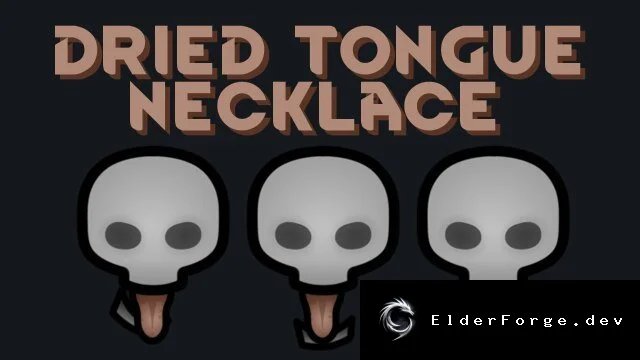 Dried Tongue Necklace — мрачное украшение для колонии в RimWorld