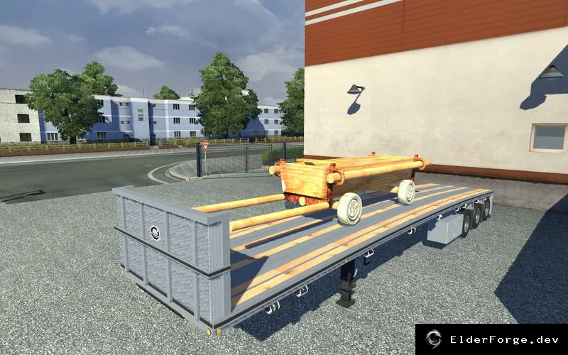 Обложка мода: Два уникальных прицепа для Euro Truck Simulator 2 – Caruta и R9
