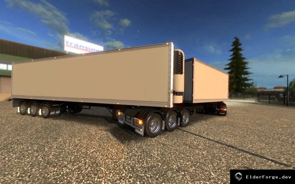 Обложка мода: Двойные прицепы для Euro Truck Simulator 2 – расширенный набор