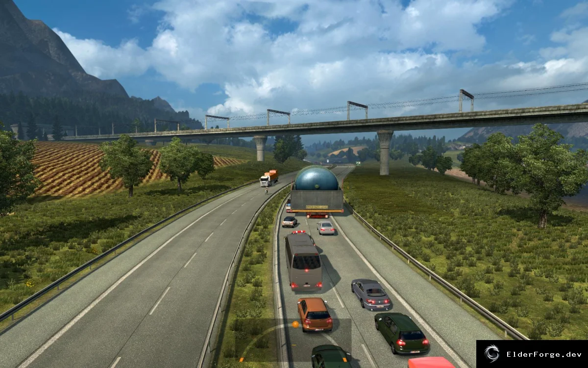 Обложка мода: Экстремальные нагрузки – новые негабаритные прицепы для Euro Truck Simulator 2