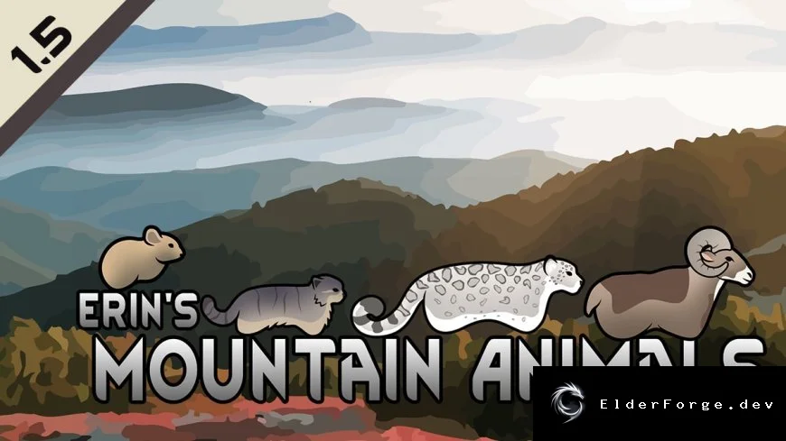 Erin's Mountain Animals – пушистые жители холодных биомов RimWorld