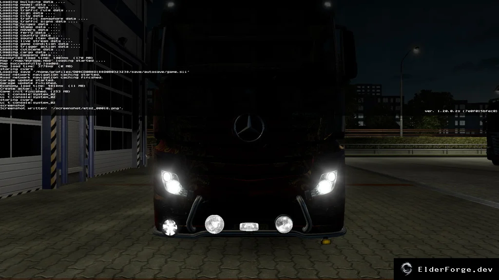 Обложка мода: ETS2 – Дополнительные слоты для фар и световых приборов