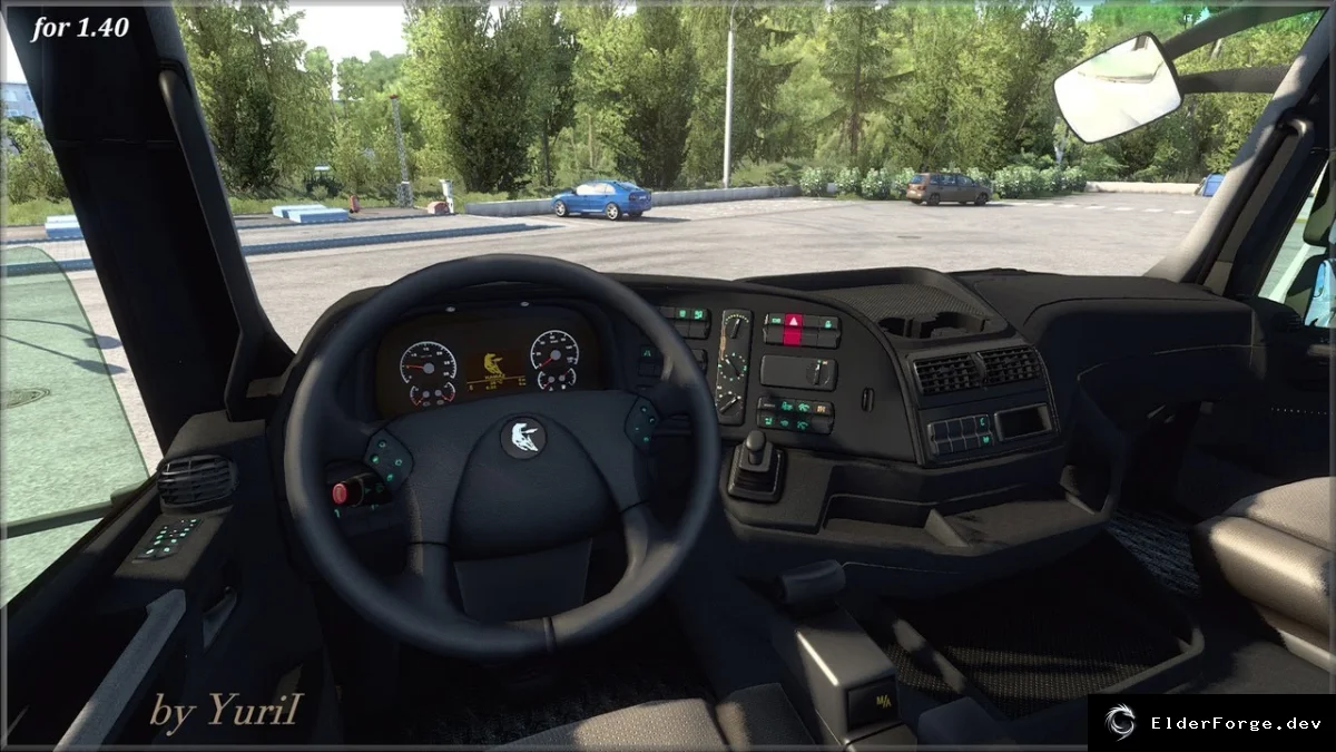 Обложка мода: ETS2 – интерьер кабины Камаз 5490 Neo (версия 1.0, совместимо с 1.40‑1.41)