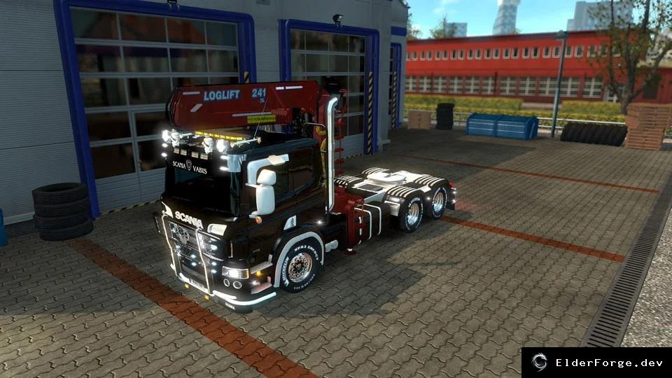 Обложка мода: ETS2 Scania T &amp; R Accessories – Remodeled V8 (RJL) – Версия 3.5