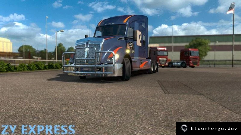 Обложка мода: ETS2 Truck Pack – новые автономные грузовики с уникальными интерьерами