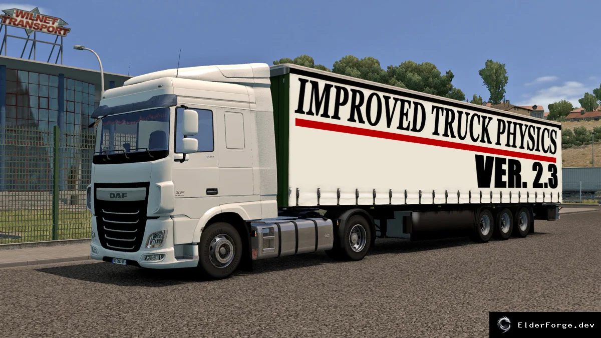 Обложка мода: ETS2 – Улучшенная физика грузовика v2.3.1: реалистичное управление и износ