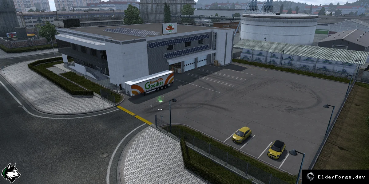 Обложка мода: ETS2 – Улучшенные компании: новые грузовики на базах (v3.3)