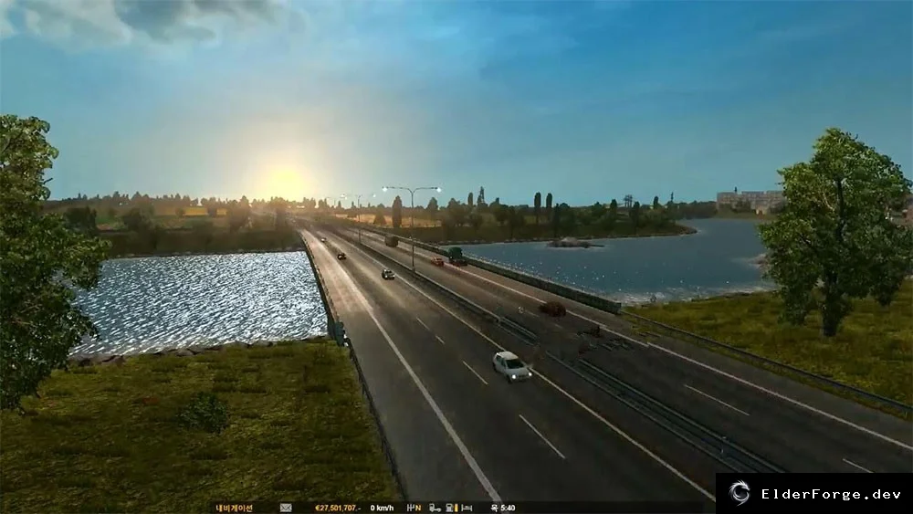 Обложка мода: ETS2 — Всегда солнечная погода и светлые ночи (v1.0)