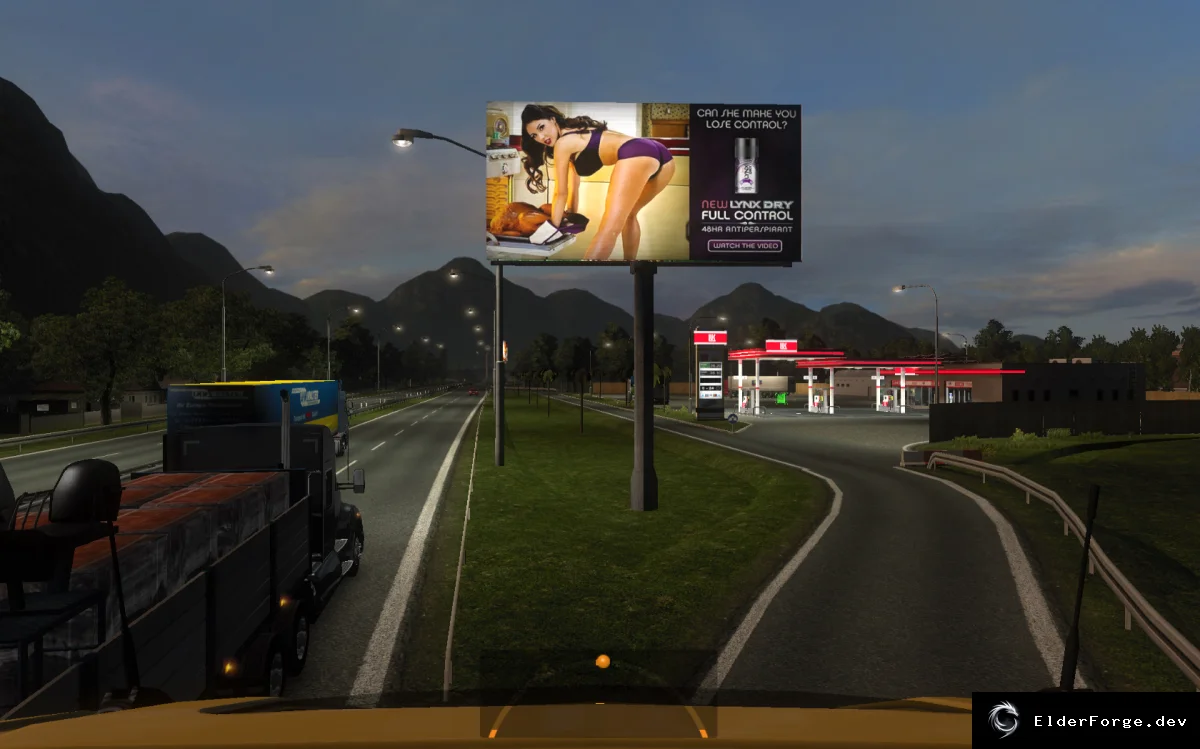 Обложка мода: ETS2: Замена рекламных щитов на карте Восточный Экспресс (v9.0+) – 13 новых объявлений