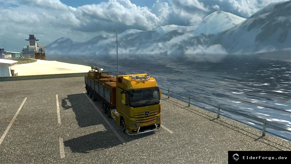 Обложка мода: Euro Truck Simulator 2: 1000 HP двигатель для Mercedes Actros MP4