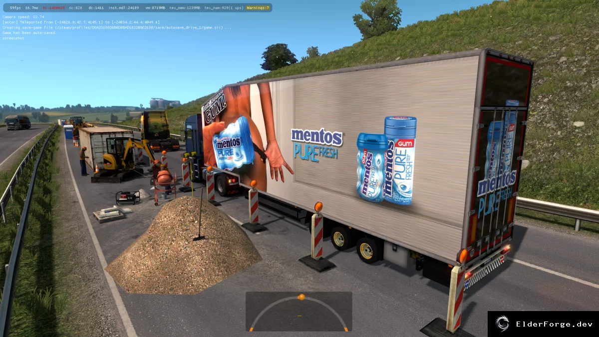 Обложка мода: Euro Truck Simulator 2 – 40 двухэтажных трейлеров в трафик (ETS2 1.34.x)