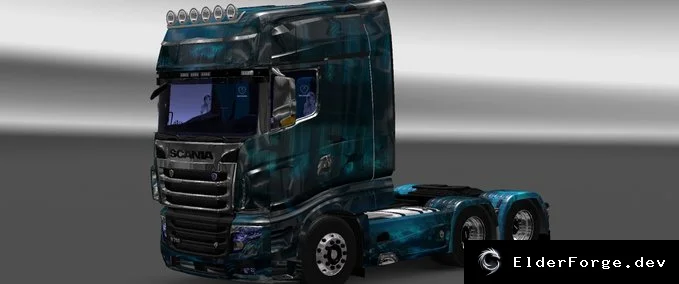 Обложка мода: Euro Truck Simulator 2 – Atlantis Trailer и скин Scania R700 (v1.0)