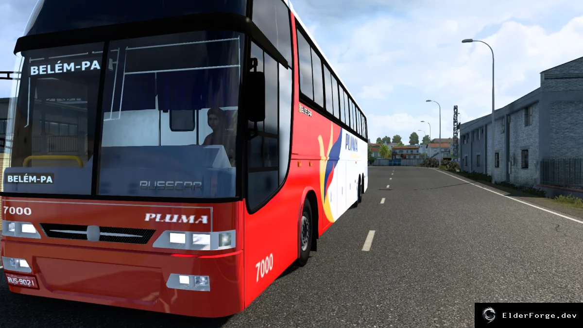Обложка мода: Euro Truck Simulator 2 – автобус Busscar Jumbus 360 v2.0 (ETS2 1.41)