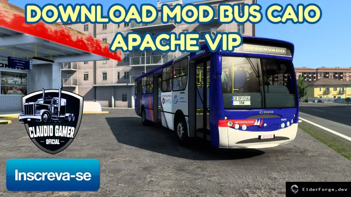 Обложка мода: Euro Truck Simulator 2 – автобус Caio Apache Vip 1 (версия 1.50)
