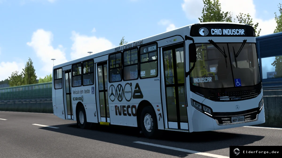 Обложка мода: Euro Truck Simulator 2 – автобус Caio Apache Vip IV с полным набором тюнинга